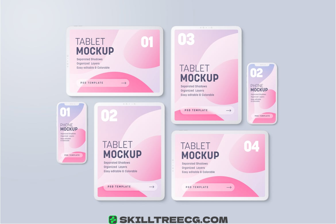 图片[5]-Multi Device Clay Mockup Set（312788）-技能树